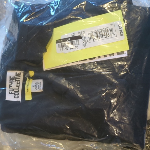 Jenee Naylor Sleeveless Button Front Waistcoat Vest Future Collective Black - Picture 10 of 10